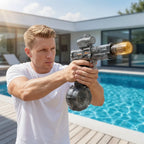 Elektrische Wasserpistole mit Trommelmagazin und Schnellfeuer
