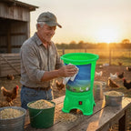 Elektrische Futtermühle für Geflügel – Körner & Grünfutter