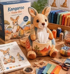 DIY Tierfigur Taschentuchbox Bastelset mit Patchwork-Design