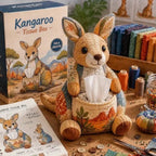 DIY Tierfigur Taschentuchbox Bastelset mit Patchwork-Design