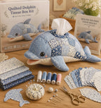 DIY Tierfigur Taschentuchbox Bastelset mit Patchwork-Design