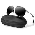Polarisierte Aviator-Sonnenbrille aus Metall