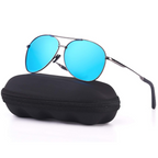 Polarisierte Aviator-Sonnenbrille aus Metall