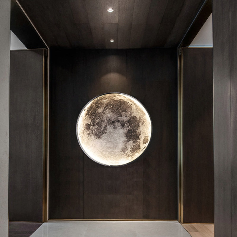 3D Mond Deckenleuchte mit Dimmfunktion