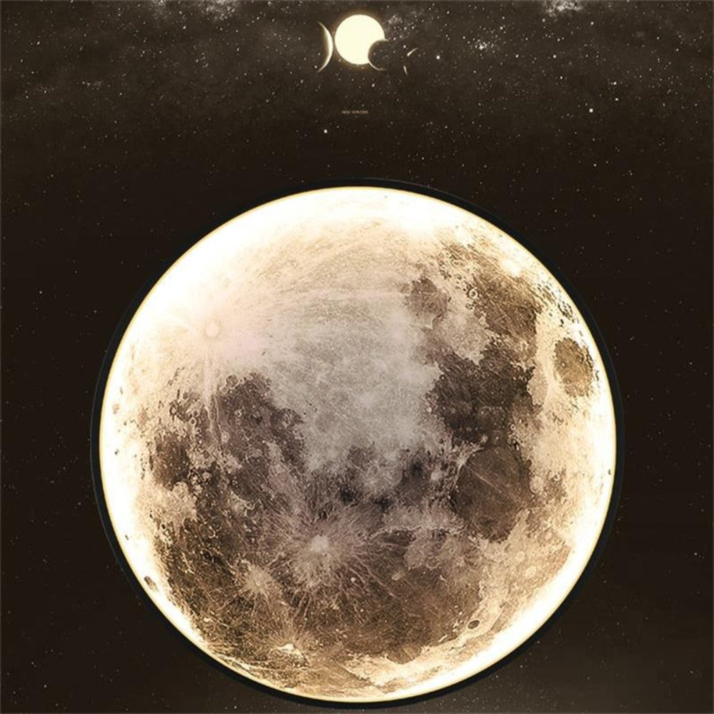 3D Mond Deckenleuchte mit Dimmfunktion