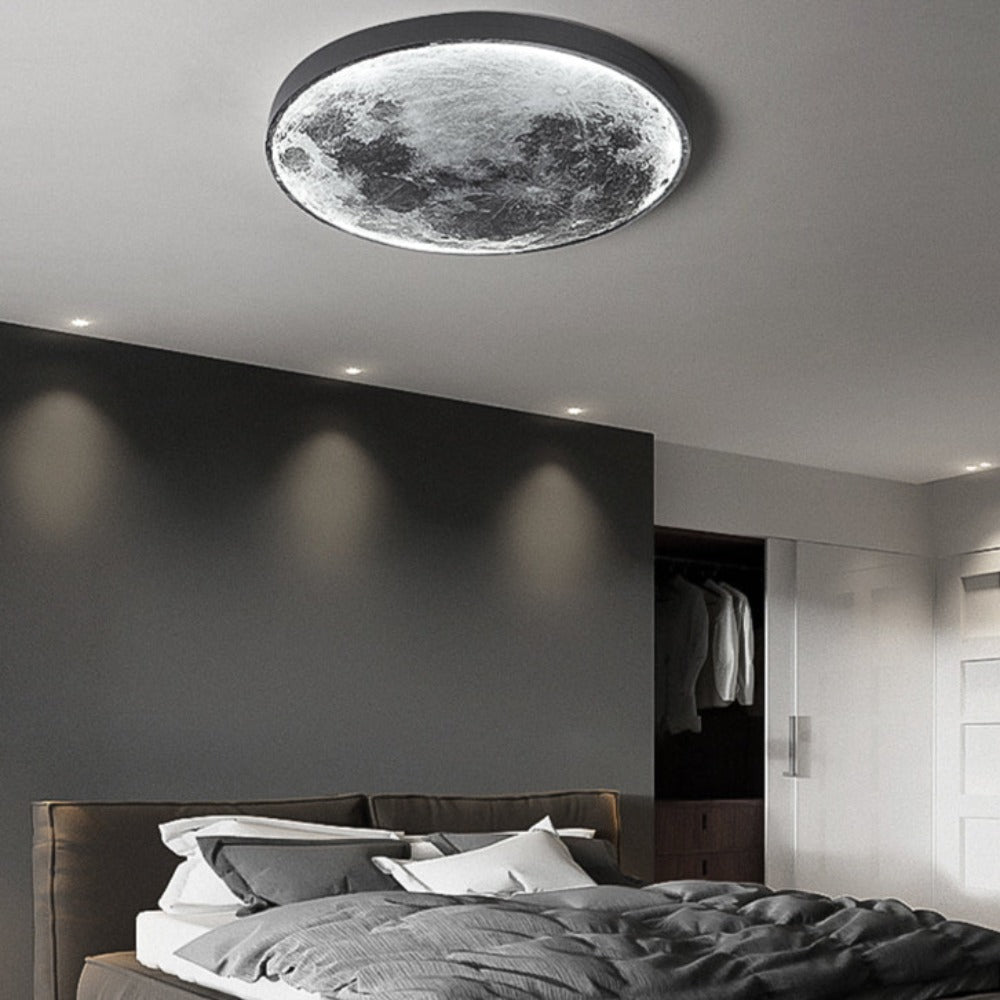 3D Mond Deckenleuchte mit Dimmfunktion