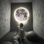 3D Mond Deckenleuchte mit Dimmfunktion
