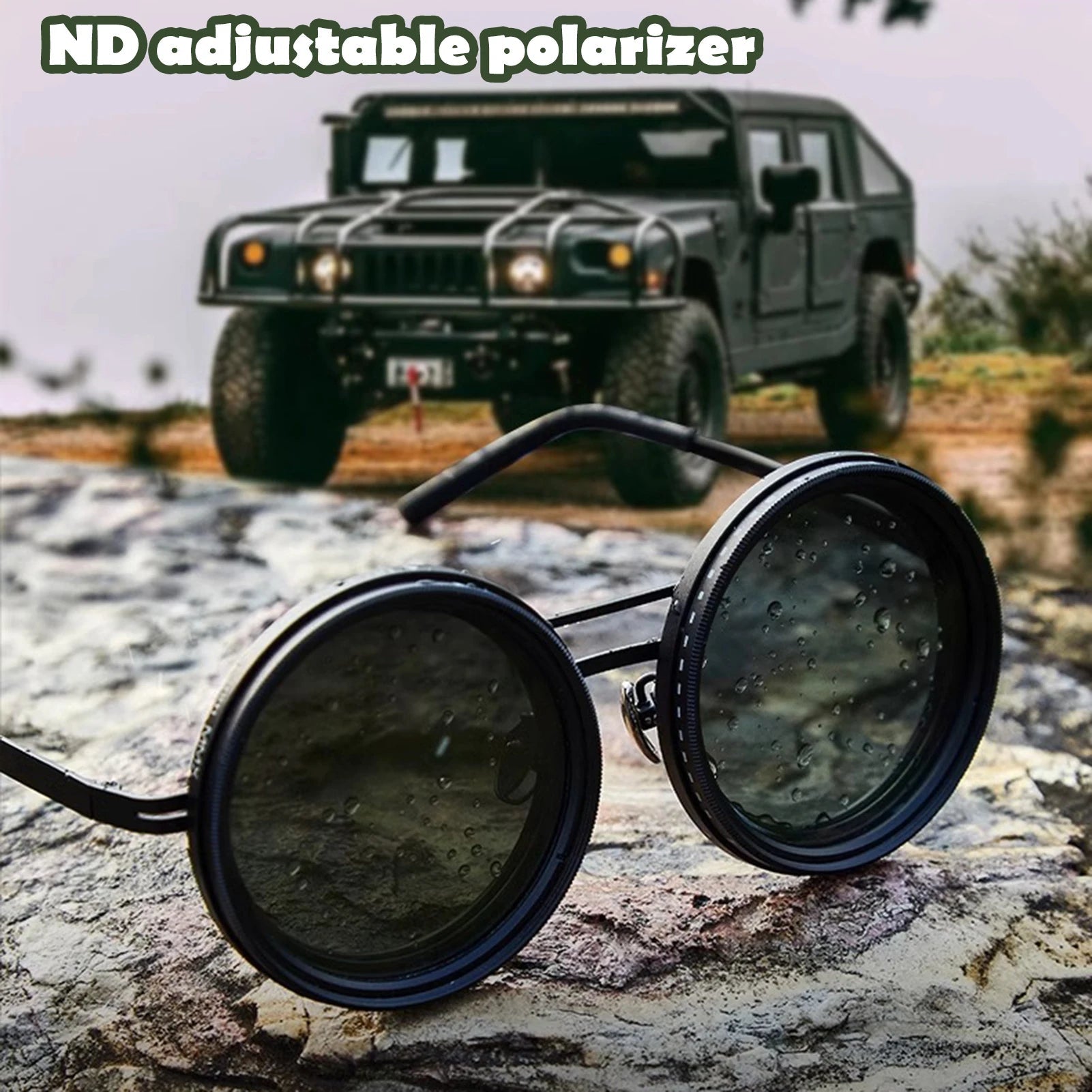 Sonnenbrille mit verstellbarer Tönung