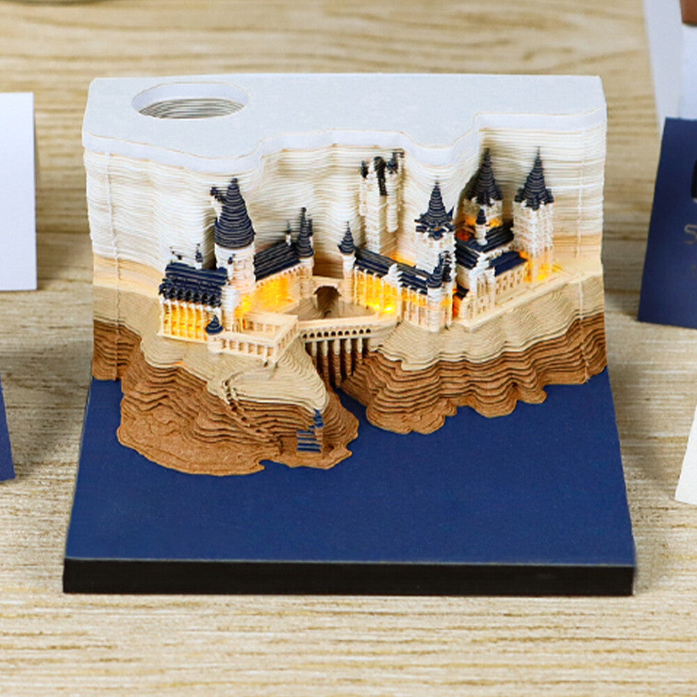 3D Hogwarts Schloss-Kalender | Magischer Advent mit sanftem Licht