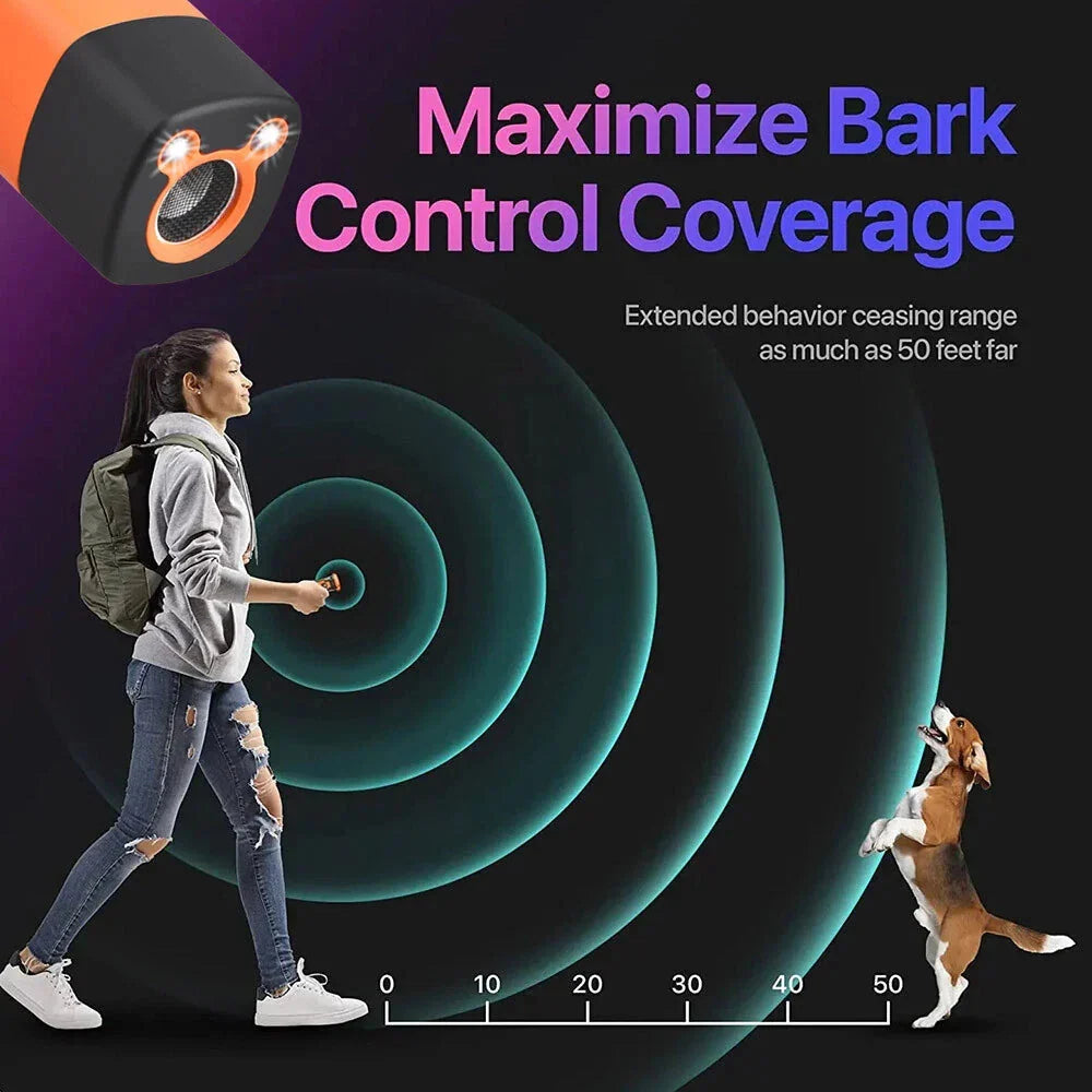 Ultraschall-Hundetrainer mit 3 Trainingsmodi