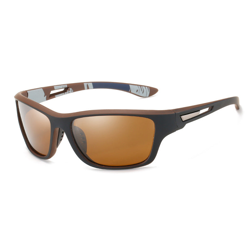 Polarisierte Sportsonnenbrille mit flexiblem Rahmen