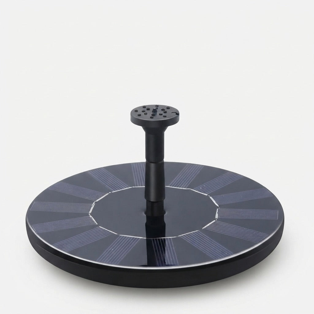 Solar-Springbrunnen schwimmend für Gartenteich, Ø 17 cm