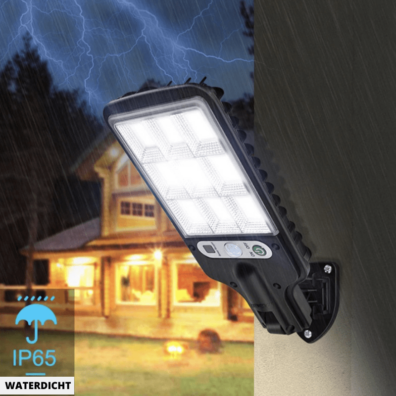 Solar LED Wandleuchte mit Bewegungsmelder