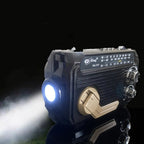 Tragbares Radio mit Handkurbel, Solar und Bluetooth