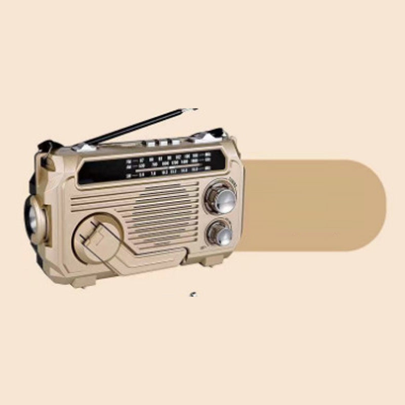 Tragbares Radio mit Handkurbel, Solar und Bluetooth