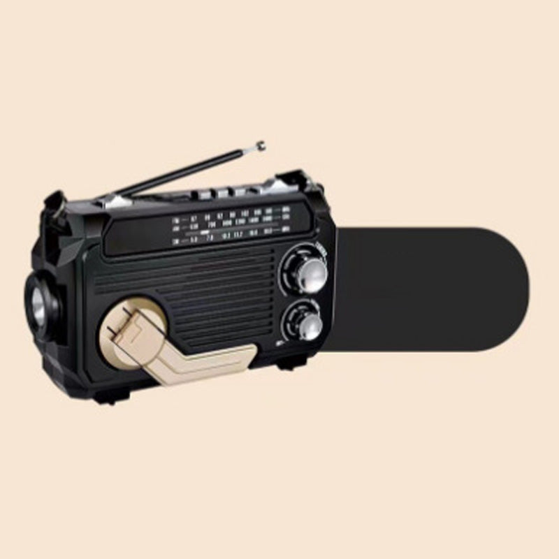 Tragbares Radio mit Handkurbel, Solar und Bluetooth