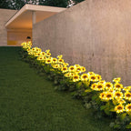 Solar Sonnenblumenleuchten mit LED-Beleuchtung für den Garten