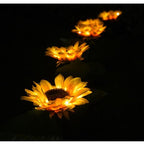 Solar Sonnenblumenleuchten mit LED-Beleuchtung für den Garten