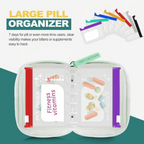 Tabletten-Organizer für 1 Woche mit 14 Fächern
