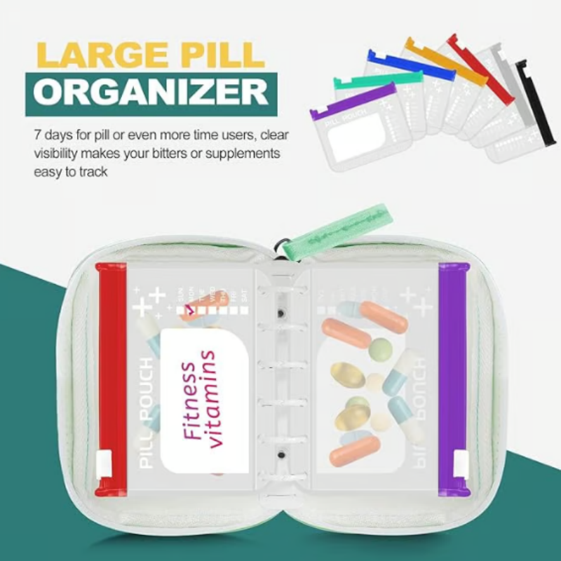 Tabletten-Organizer für 1 Woche mit 14 Fächern