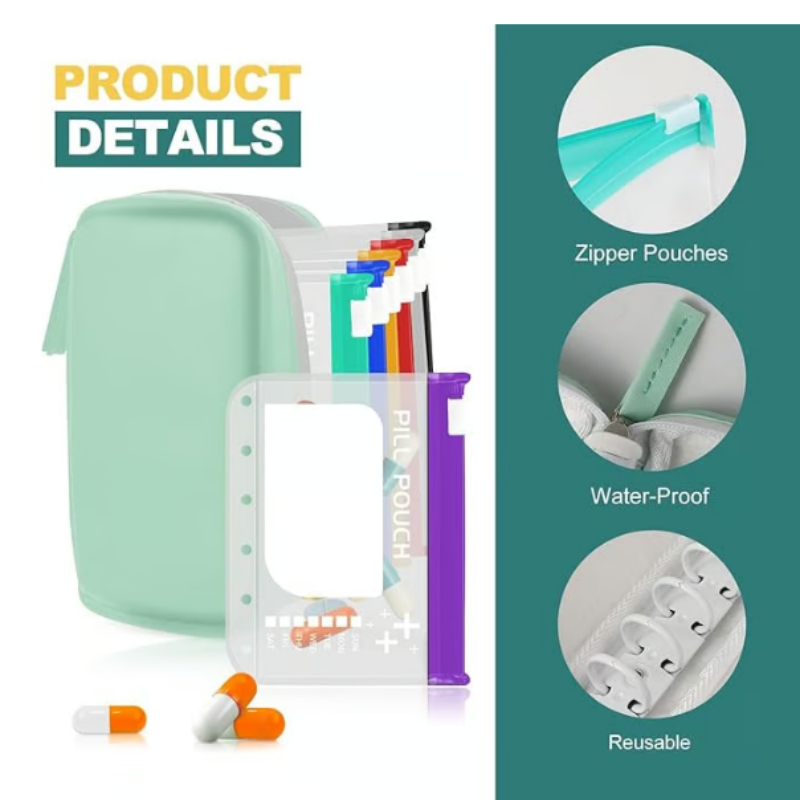 Tabletten-Organizer für 1 Woche mit 14 Fächern