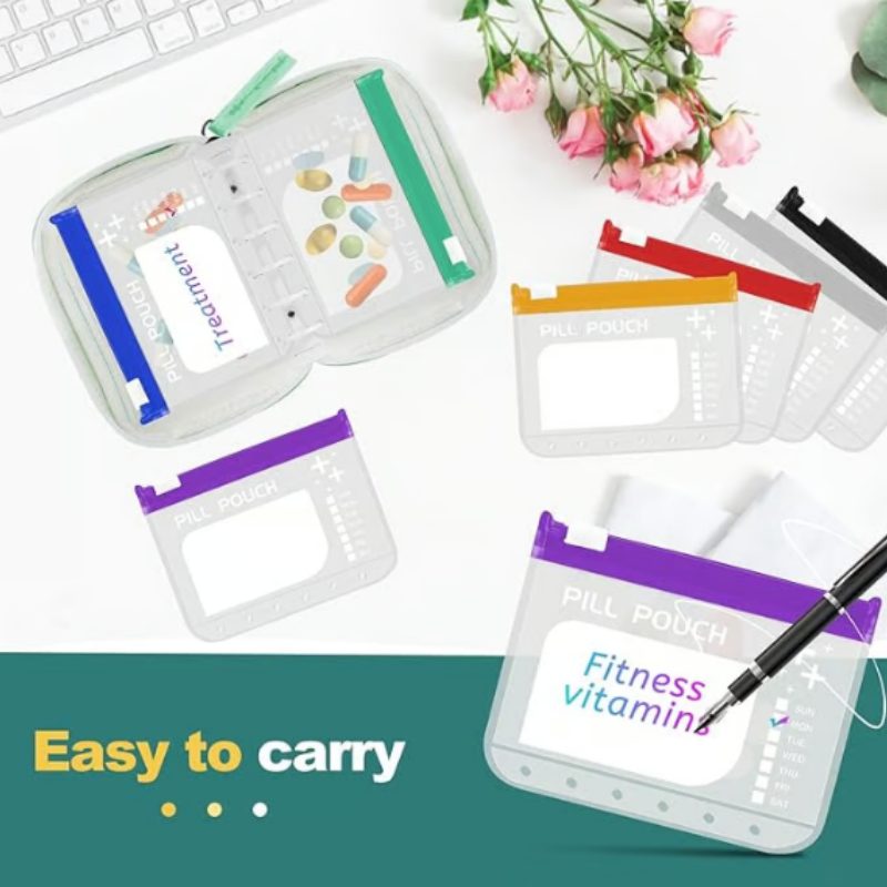 Tabletten-Organizer für 1 Woche mit 14 Fächern