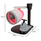 Turbo-Ventilator mit Jet-Engine Design und LED-Beleuchtung