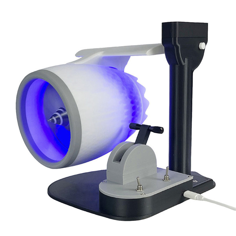 Turbo-Ventilator mit Jet-Engine Design und LED-Beleuchtung