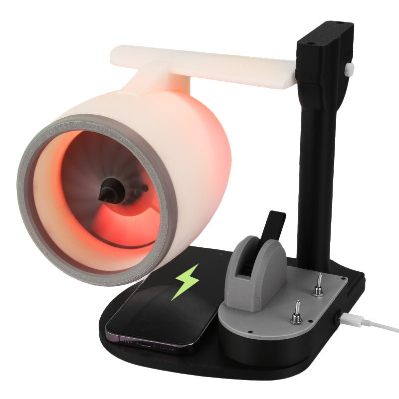 Turbo-Ventilator mit Jet-Engine Design und LED-Beleuchtung