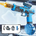 Elektrische Wasserpistole mit Trommelmagazin und Schnellfeuer
