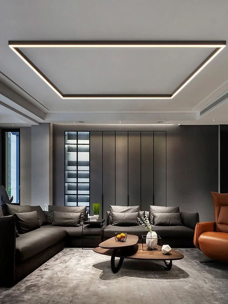 LED-Deckenleuchte aus Aluminium – Schlankes Design