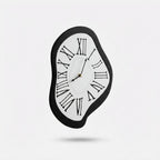 Surrealistische Wanduhr mit geräuschlosem Uhrwerk