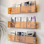 Zeitschriftenregal für die Wand aus Acryl