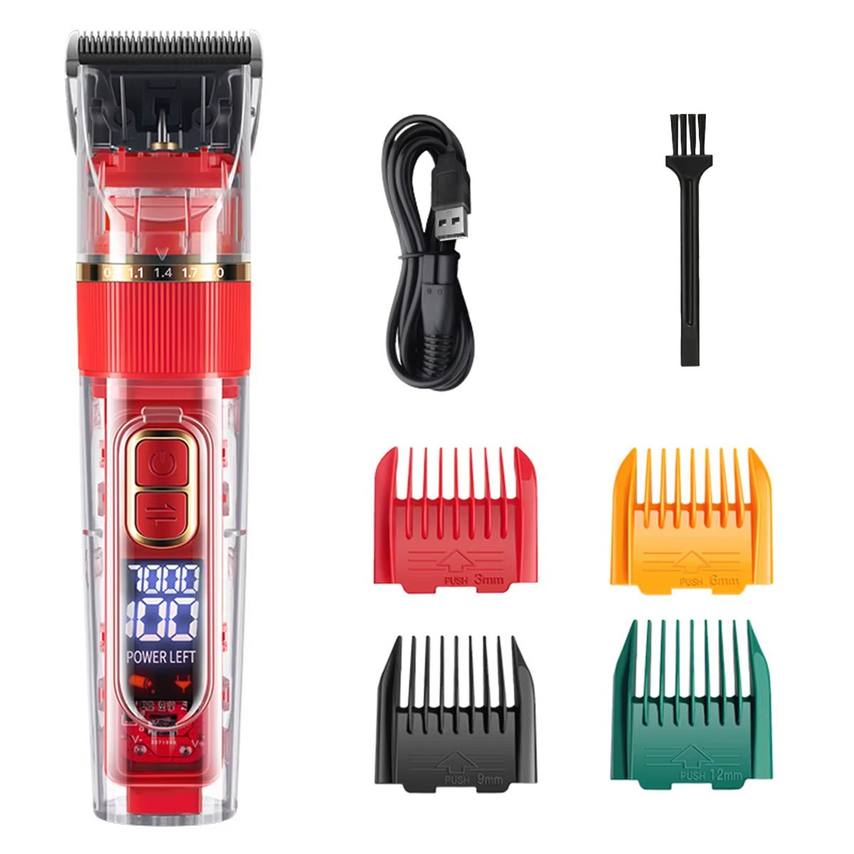 Tiertrimmer kabellos mit Titan-Keramik-Klinge