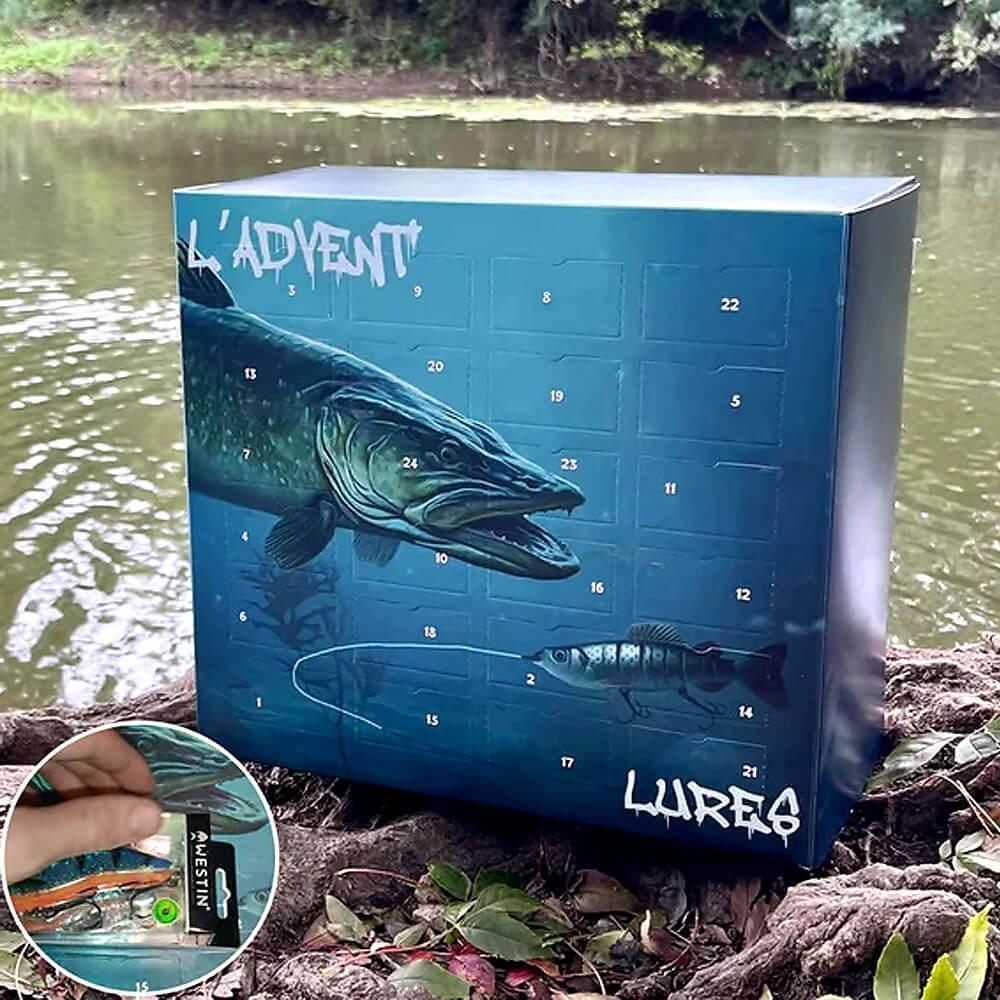 Angel-Adventskalender | 24 hochwertige Köder zum Fischen