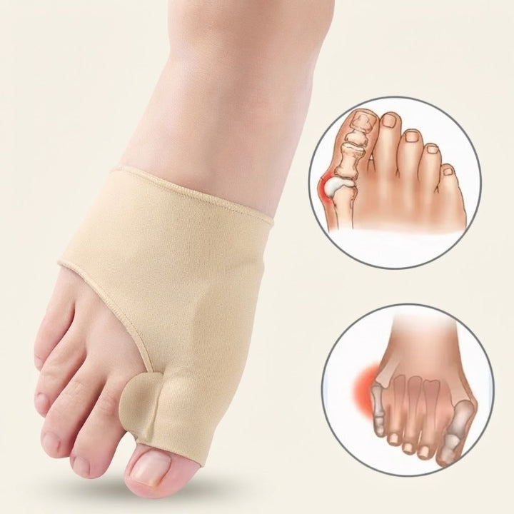 Zehenpolster bei Hallux Valgus mit Gel-Druckschutz